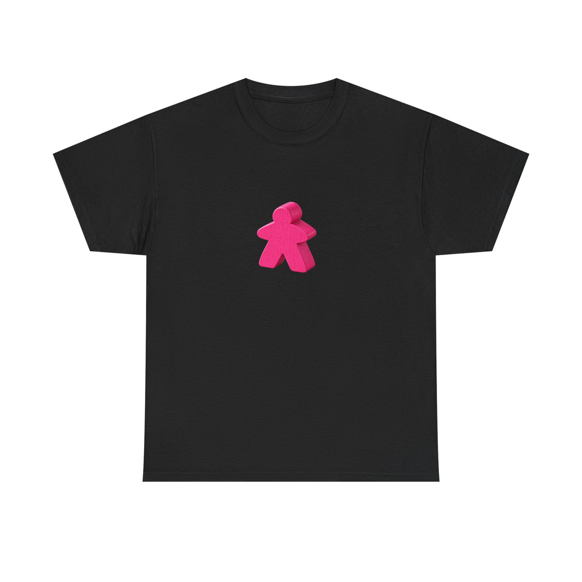 Pink Meeple Minimalist T‑Shirt