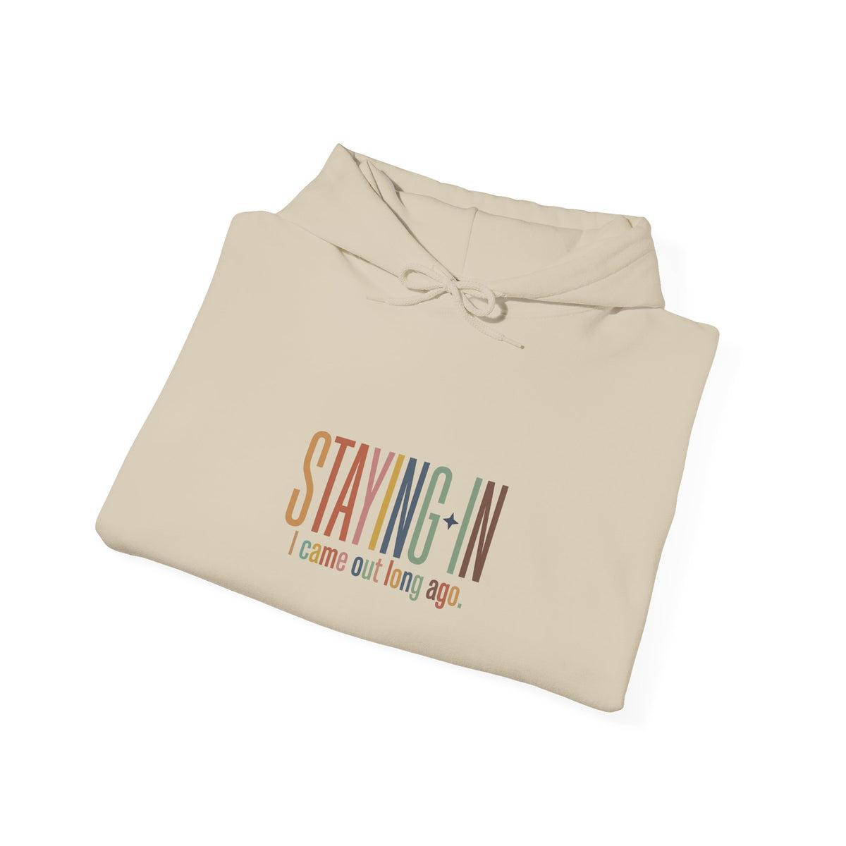 Staying In text hoodie | Homebody loungewear cozy stay-at-home sweatshirt