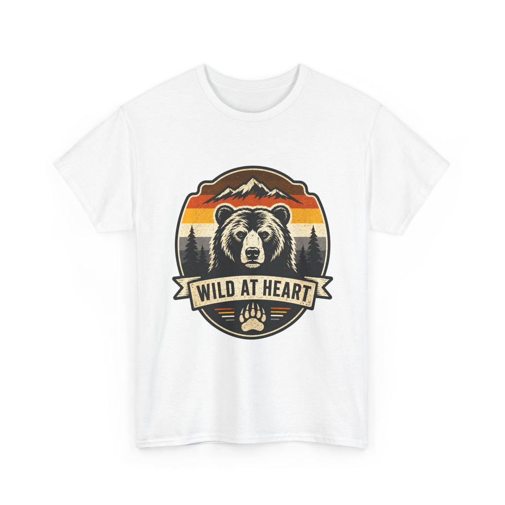Wild at Heart Bear T-Shirt — Vintage Outdoor Adventure Tee