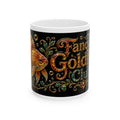 Fancy Goldfish Club Ceramic Mug — Sparkling Goldfish Coffee Cup (11oz & 15oz)