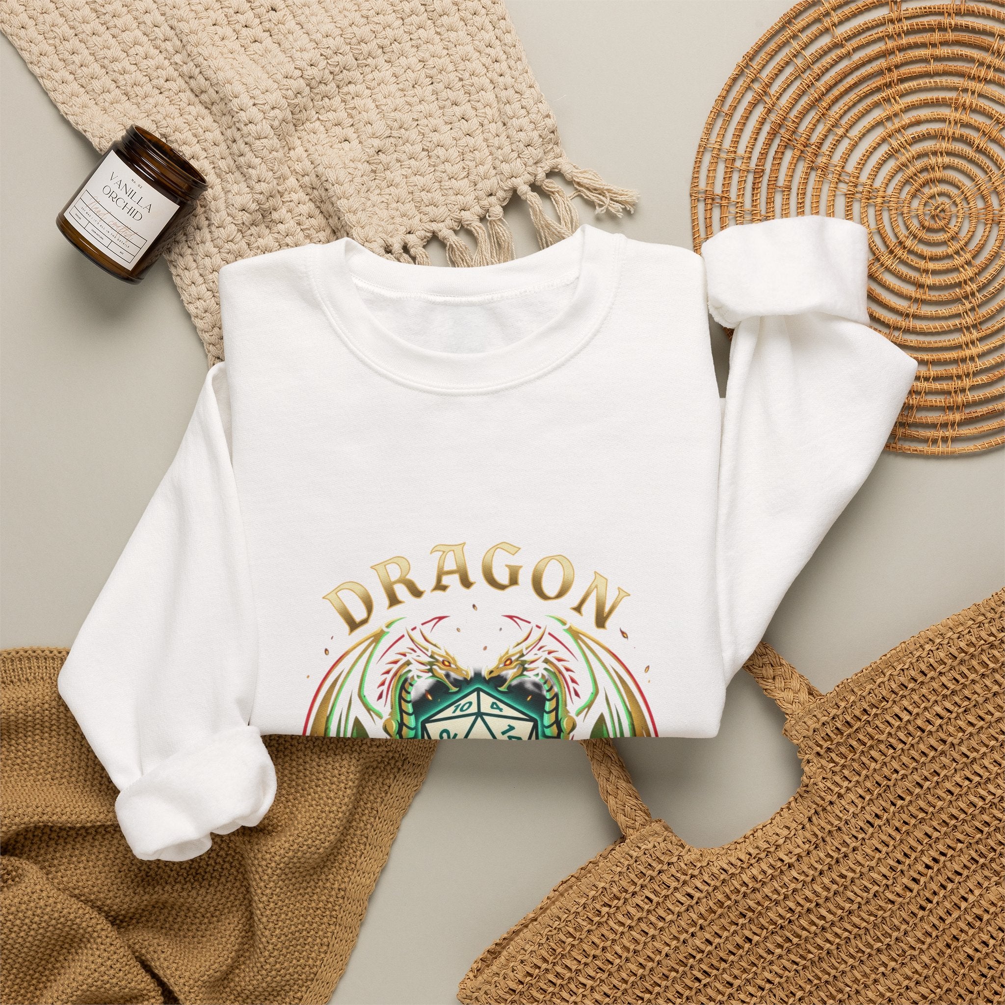 Dragon Soul Crewneck Sweatshirt | dragon, fantasy art, mythical creature