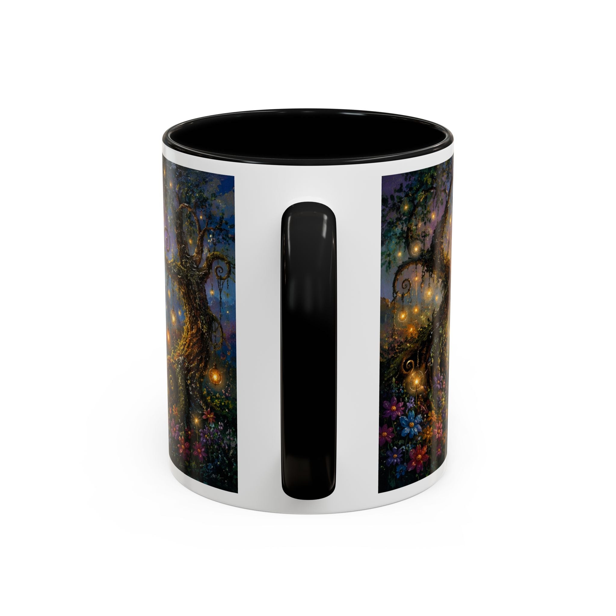 Fantasy Fairyland Coffee Mug — Rainbow Castle Magical Woodland Tea Cup