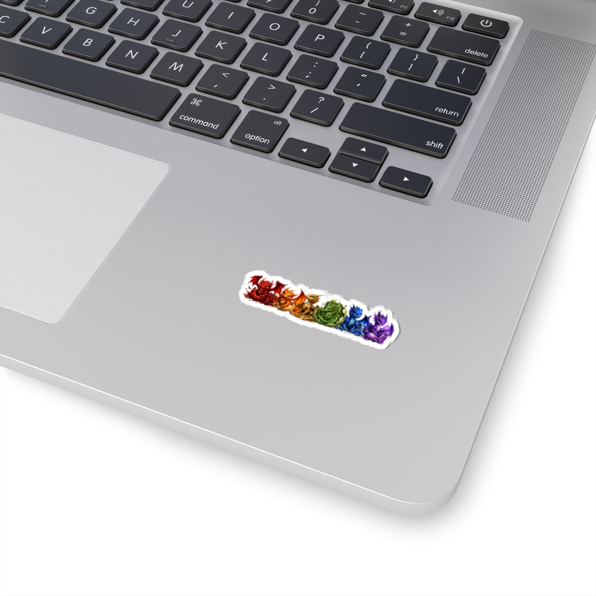 Rainbow Baby Dragons Kiss-Cut Sticker
