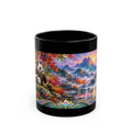 Panda Mug – Asian-Inspired Art Nouveau Panda Bear Coffee Cup, Bamboo Nature Gift