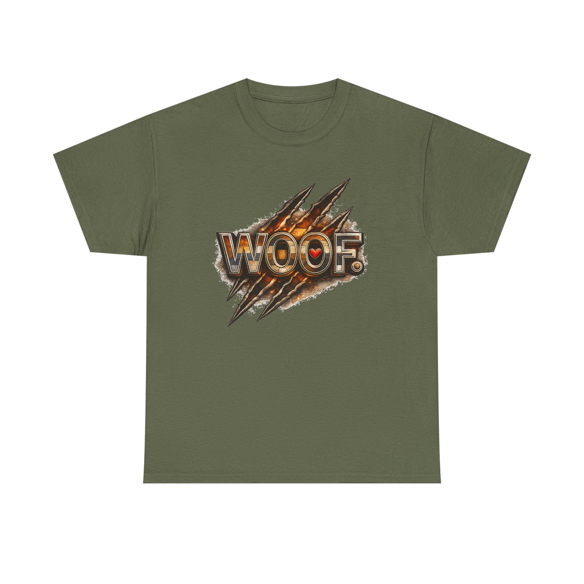Woof Lightning T-Shirt — Bear mans WOOF t-shirt.