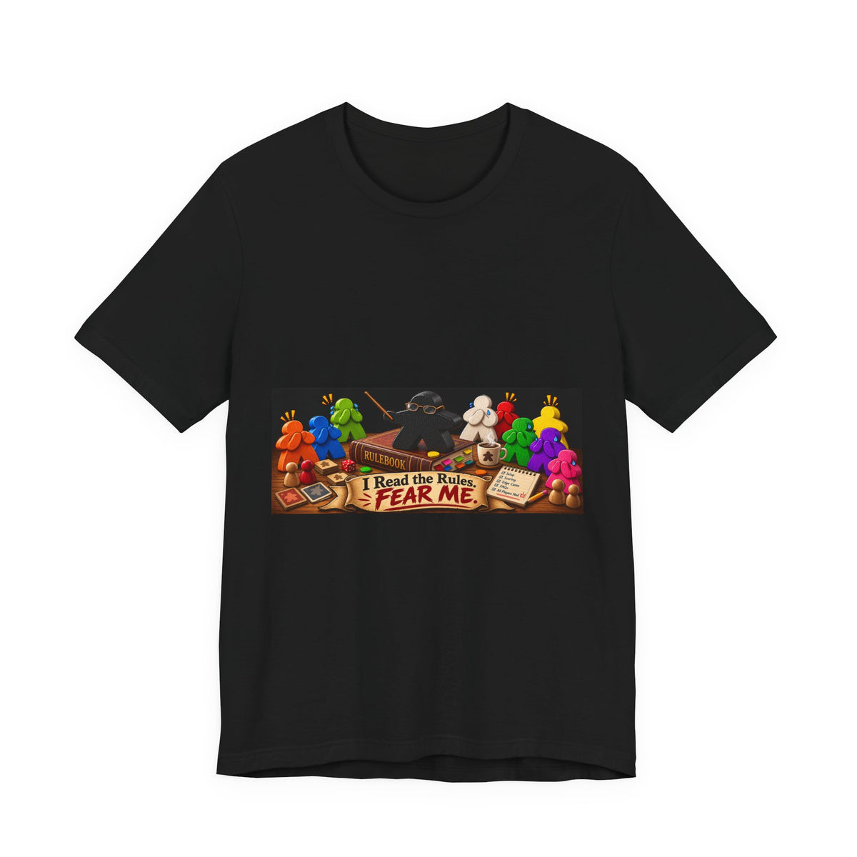 Board Game Meeples Graphic Tee — "I Used to Be Fun, Now I Fear Me"