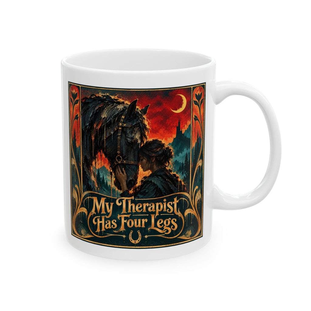 Ceramic Mug — Vintage Mystic Night Art Coffee Mug (11oz, 15oz)