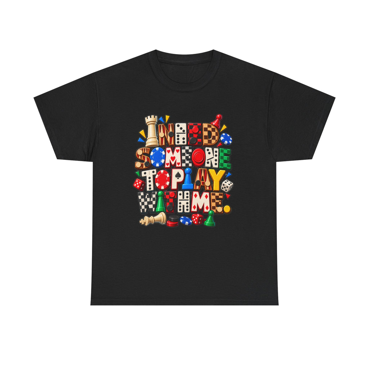 Board Game Lover T‑Shirt — Need More Time to Play 'Em Graphic Tee
