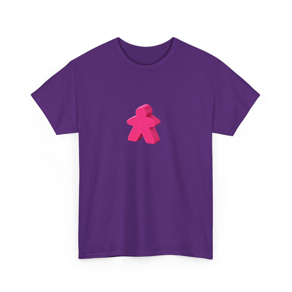 Pink Meeple Minimalist T‑Shirt