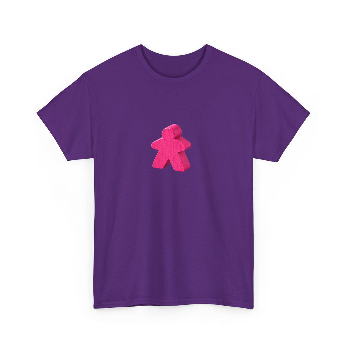 Pink Meeple Minimalist T‑Shirt