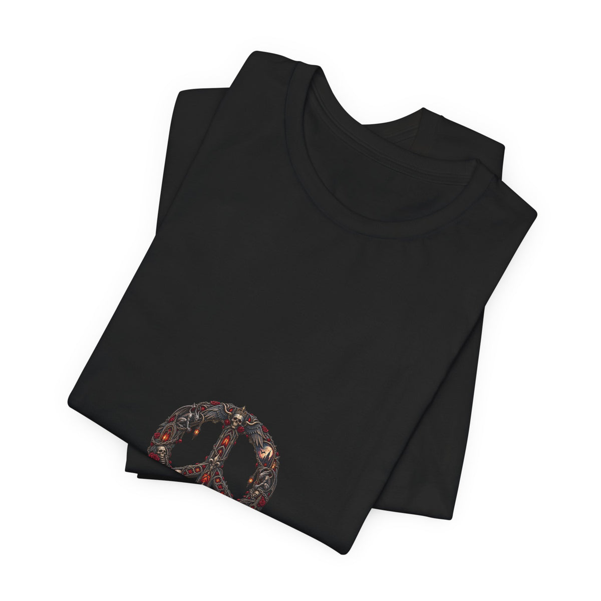 Peace Sign T‑Shirt — Vintage Floral Peace Symbol Tee