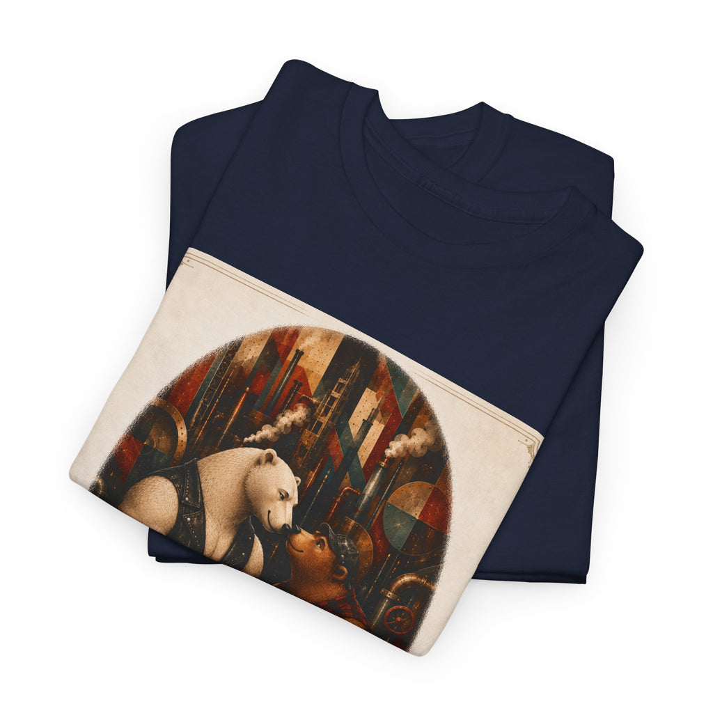 Bear Couple Graphic Tee — "You Had Me, Hey Bear" Vintage Woodland Love T-Shirt