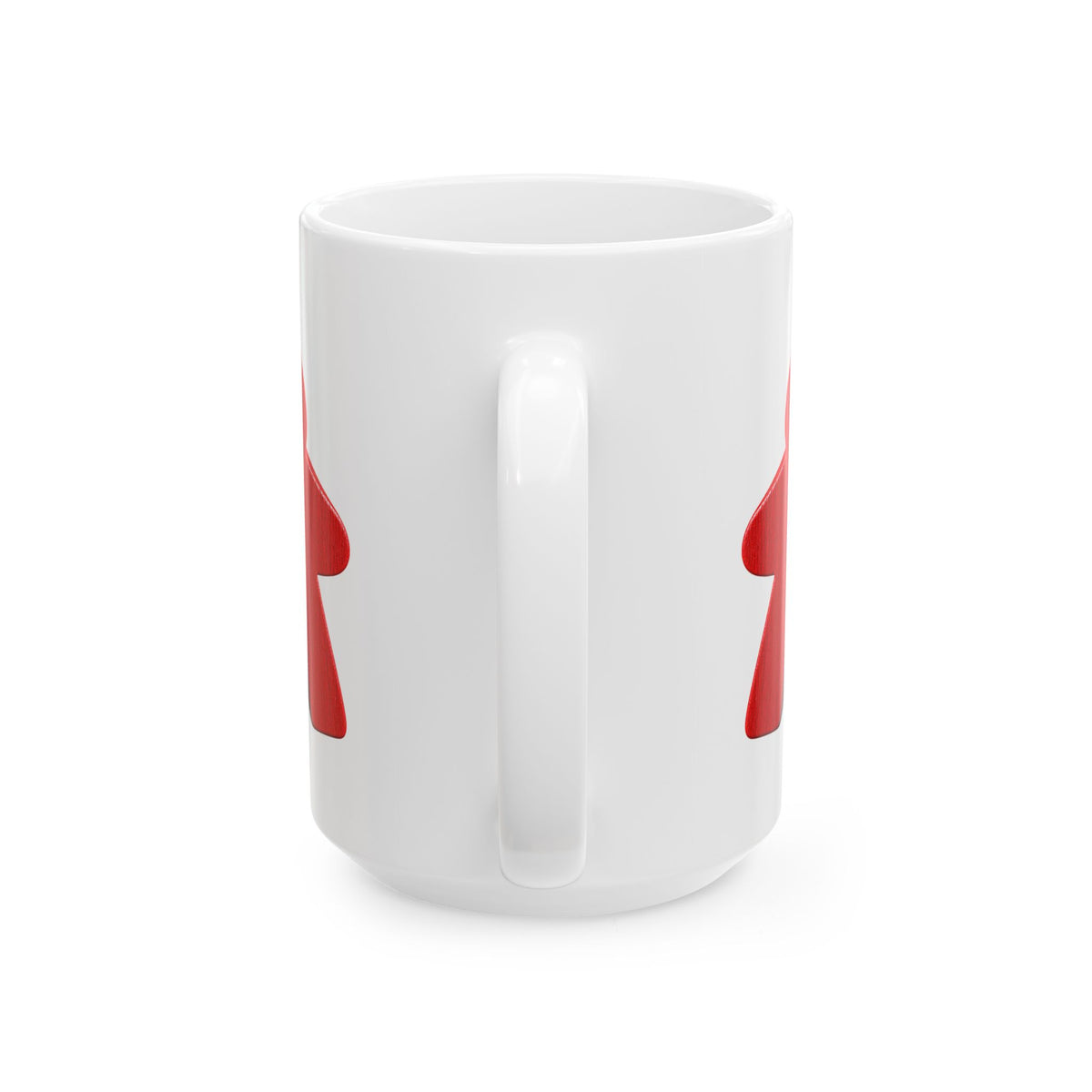 Red Meeple Coffee Mug | Board Game Lover Gift | Tabletop Gamer Mug | Funny Meeple Gaming Cup