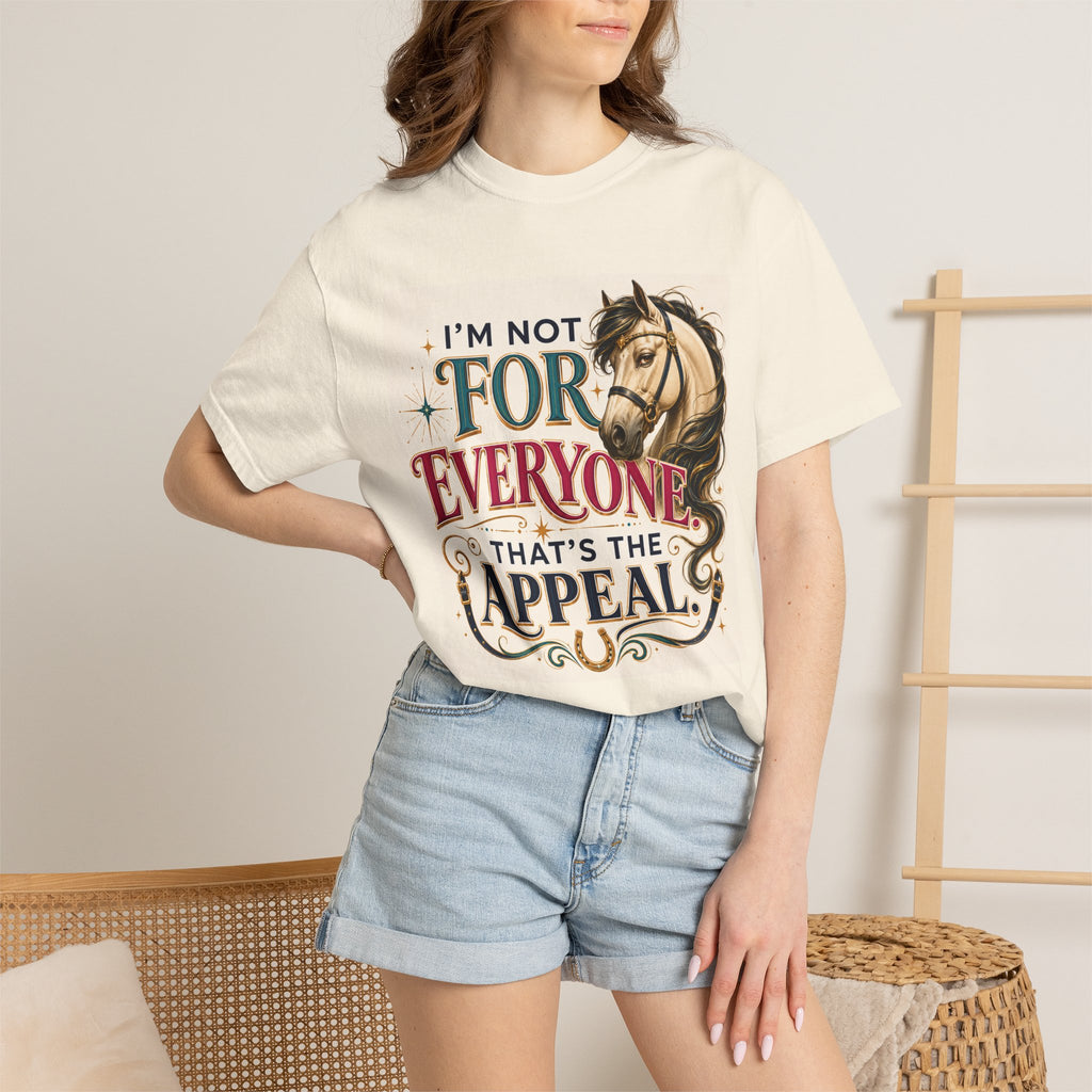 Horse Lover T-Shirt — "I'm Not For Everyone, That's The Appeal" Vintage Graphic Tee