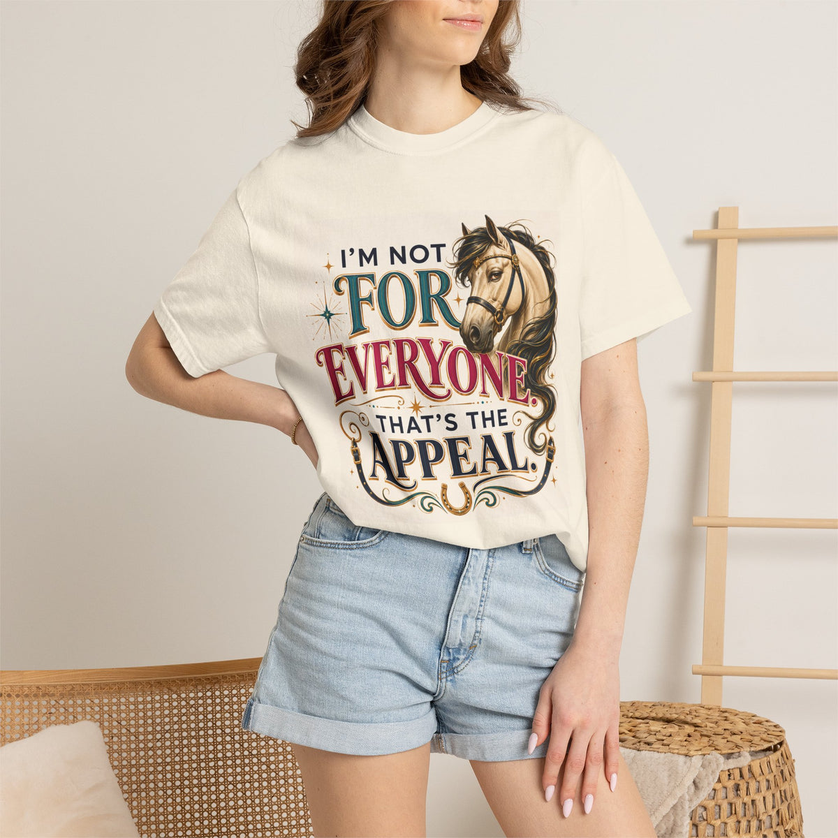 Horse Lover T-Shirt — "I'm Not For Everyone, That's The Appeal" Vintage Graphic Tee