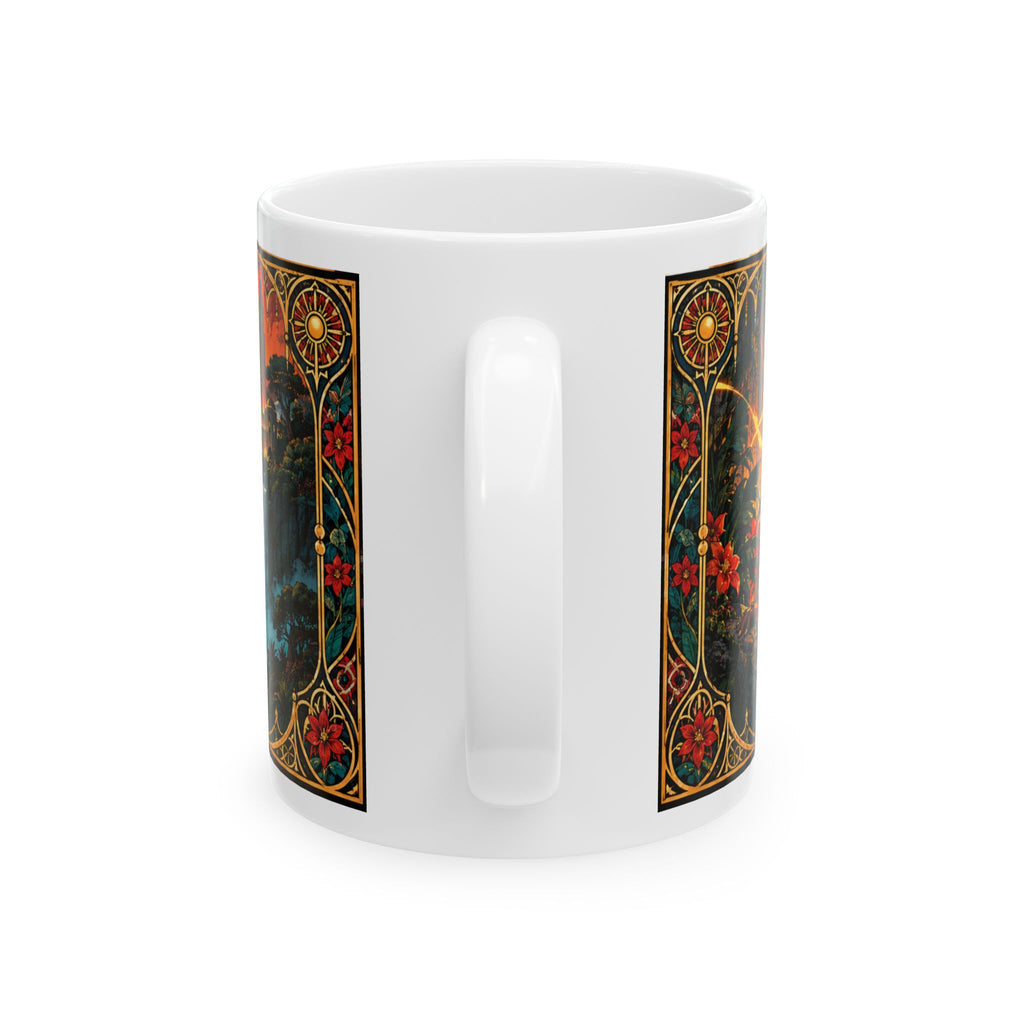 Afrocentric Coffee Mug – Black Art Mug with Empowering African American Artwork – Melanin Gift – Black Culture Home Decor