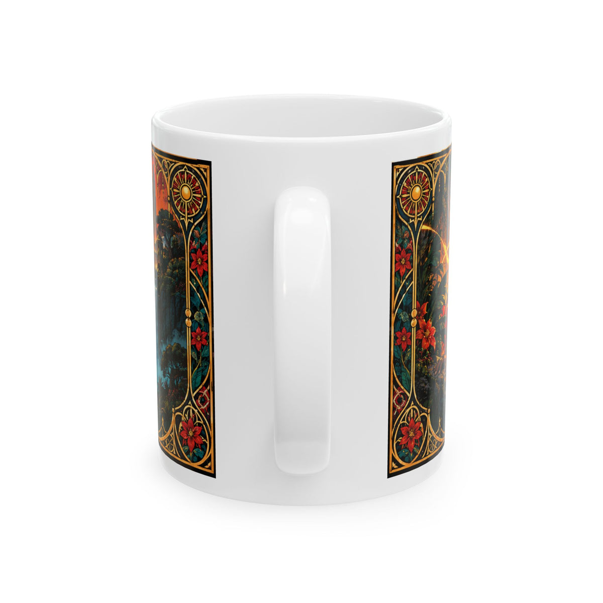 Afrocentric Coffee Mug – Black Art Mug with Empowering African American Artwork – Melanin Gift – Black Culture Home Decor