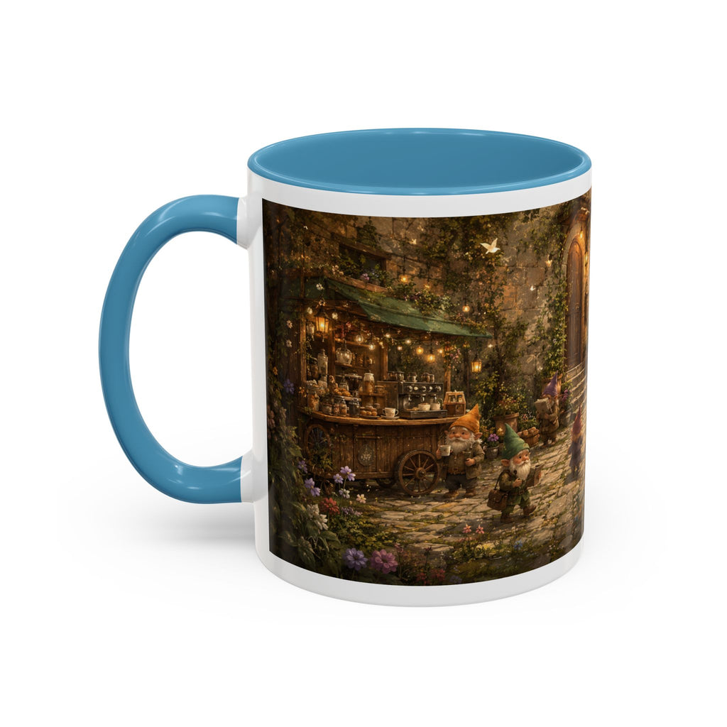Whimsical Woodland Café Accent Coffee Mug — Cozy Fairy Tale Scene (11/15oz)