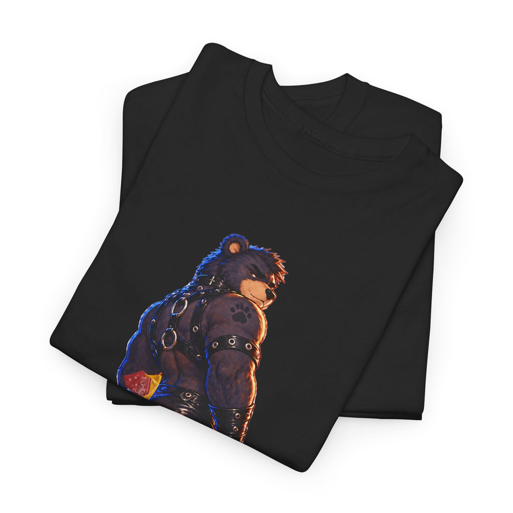 Bear Moto Graphic Tee — Retro Biker Bear T-Shirt