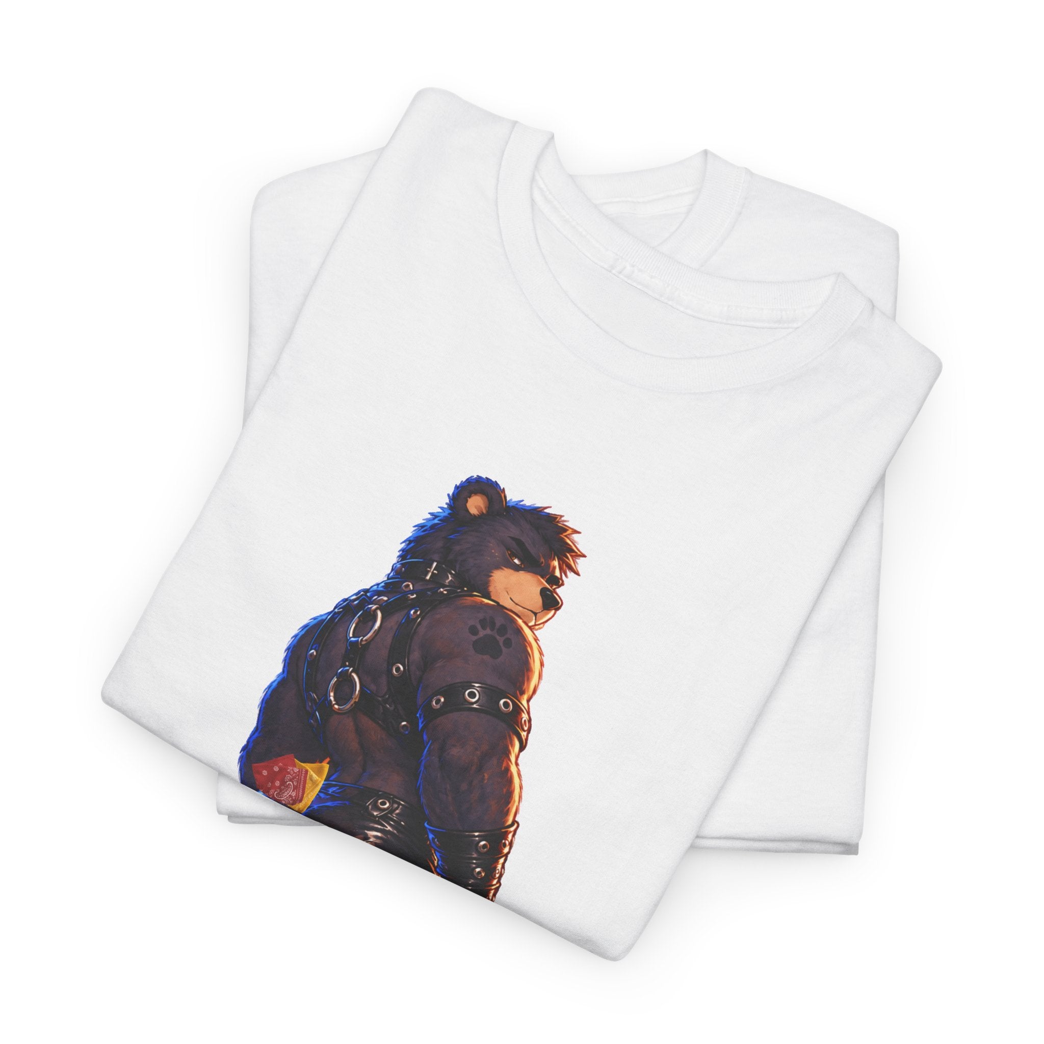 Bear Moto Graphic Tee — Retro Biker Bear T-Shirt