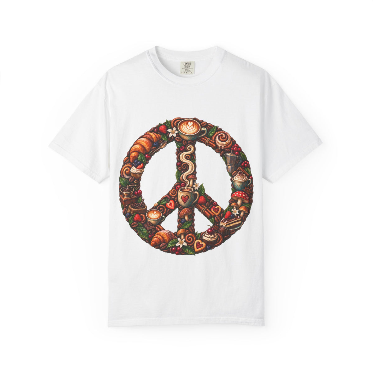 Peace Sign Autumn T‑Shirt — Harvest & Pumpkin Spice Graphic Tee