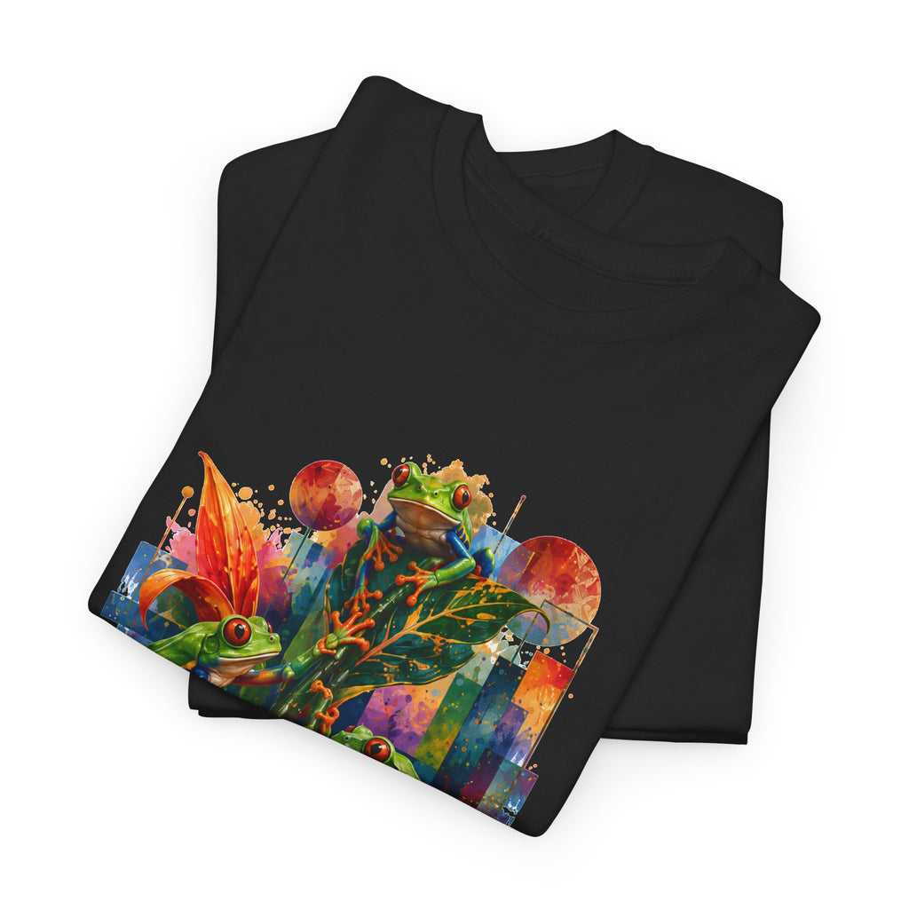 Climb Higher Worry Less T-Shirt Tree Frog t-shirt for the ecofriendly, tree huggers.