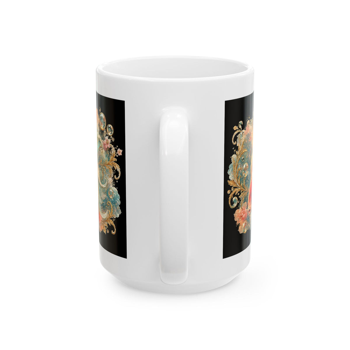 Just One More Goldfish Ceramic Mug — Vintage Koi Fish Coffee Cup (11oz/15oz)