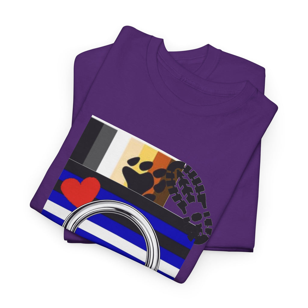 Awareness Ribbon & Pride Flag Graphic Tee