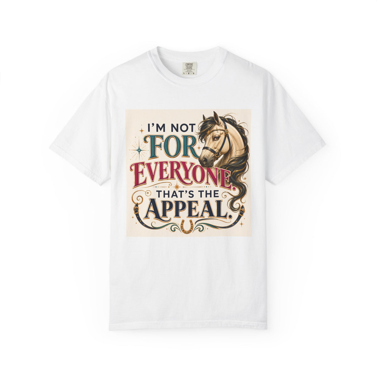 Horse Lover T-Shirt — "I'm Not For Everyone, That's The Appeal" Vintage Graphic Tee