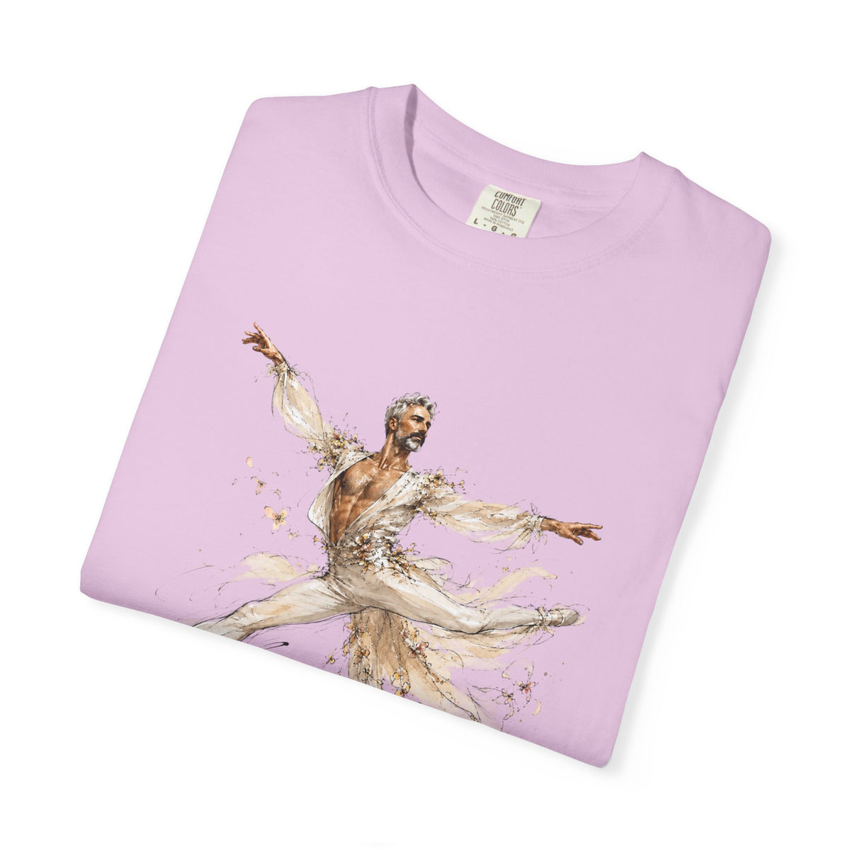 Ballet Dancer Watercolor T-Shirt — "Main Character Energy" Graphic Tee