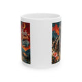 Horse Lover Coffee Mug – Equestrian Art Mug with Jewel Tone Horse Painting