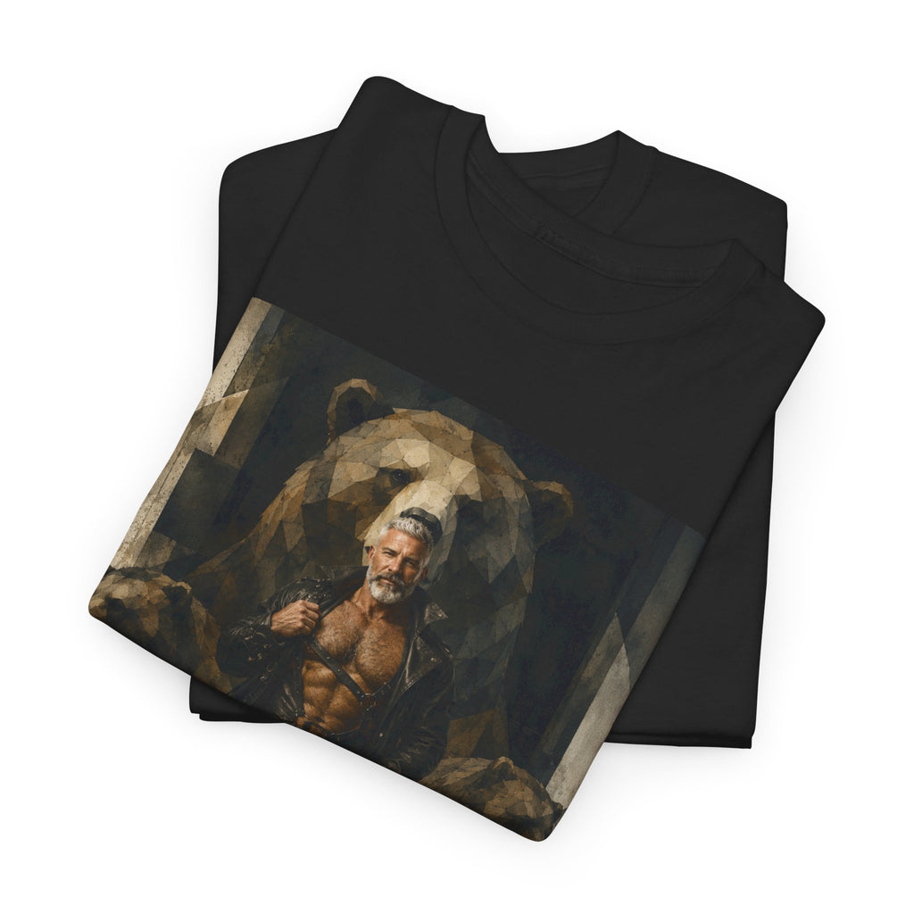 Viking Warrior Art Tee. Bear T-shirt. Bear men.