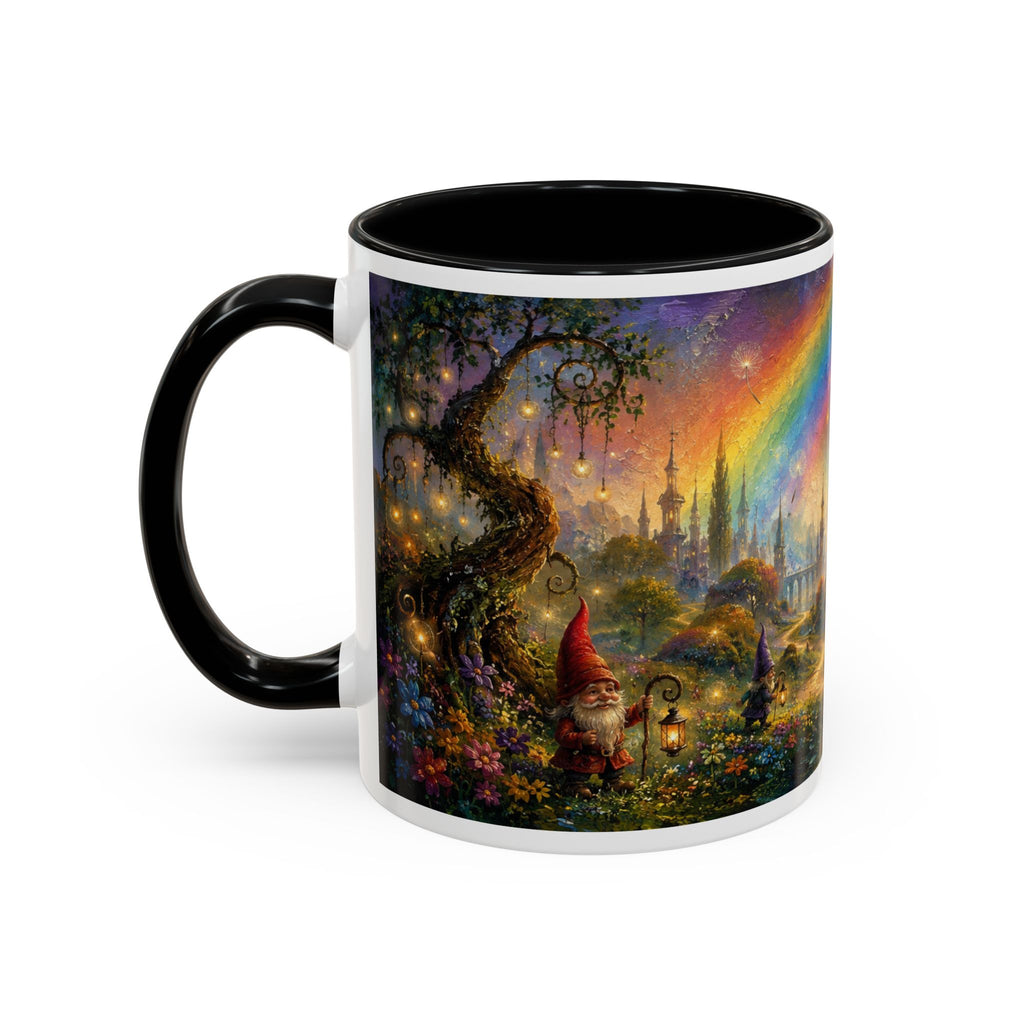 Fantasy Fairyland Coffee Mug — Rainbow Castle Magical Woodland Tea Cup