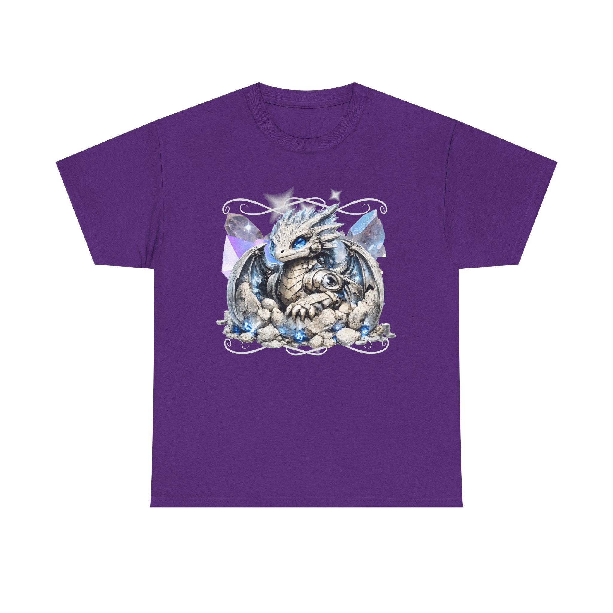 Ice Dragon Tee — Cute Baby Dragon Illustration T‑Shirt