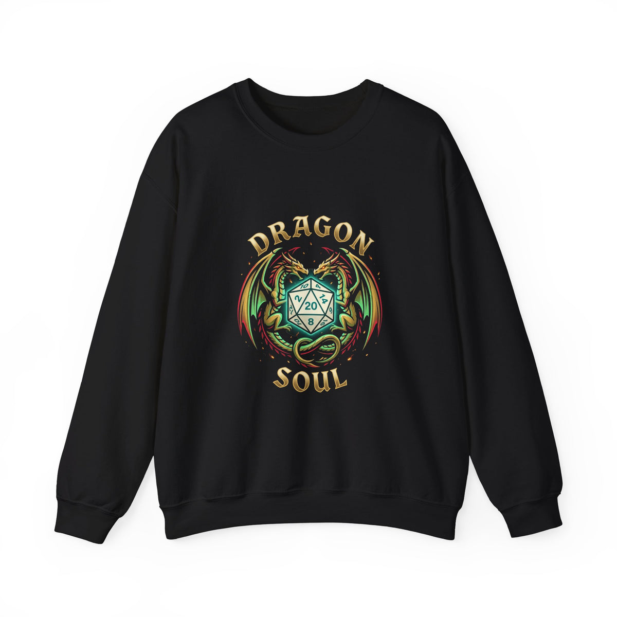 Dragon Soul Crewneck Sweatshirt | dragon, fantasy art, mythical creature