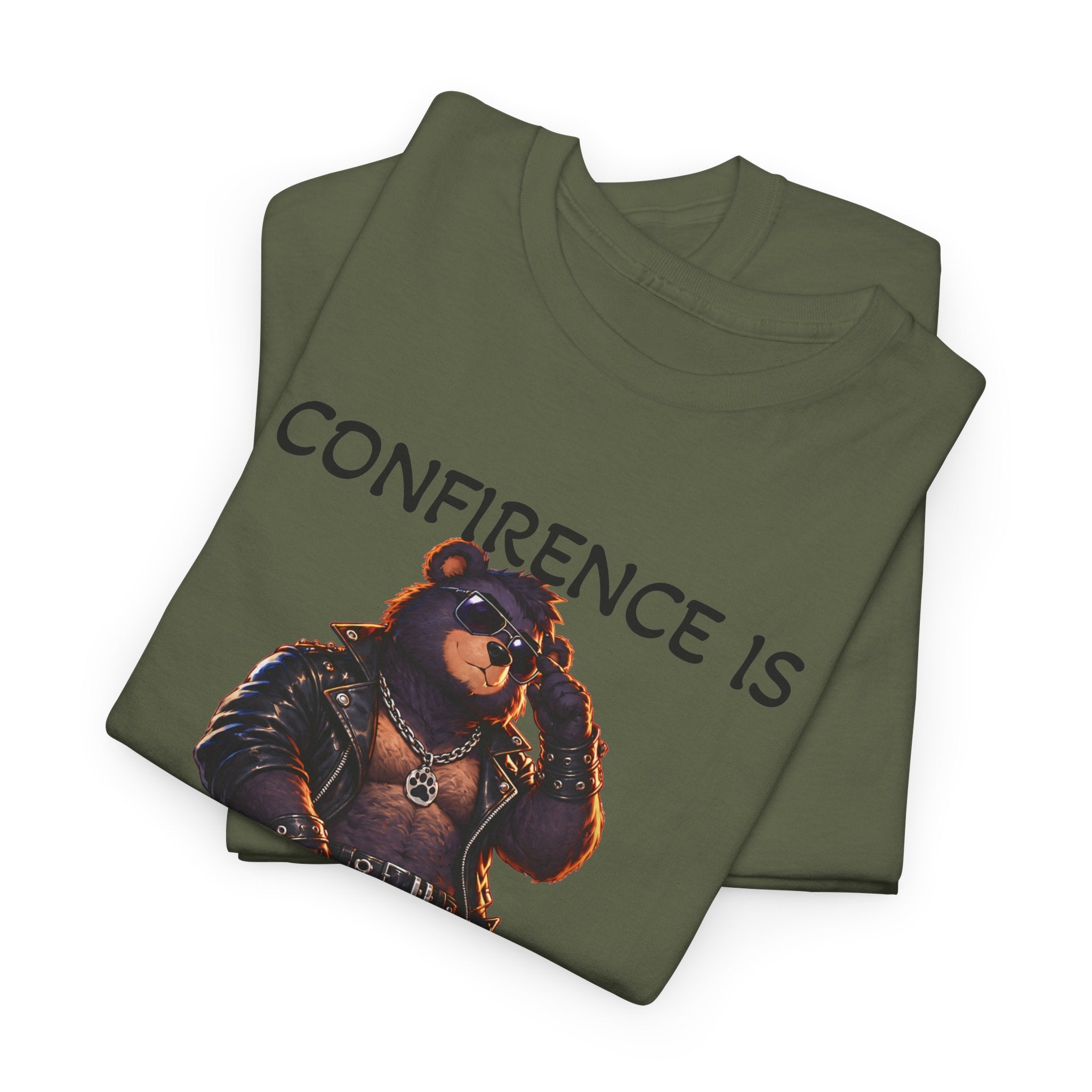 Conference Is Sexy T‑Shirt — Funny Conference Bear Graphic Tee. Bear shirt