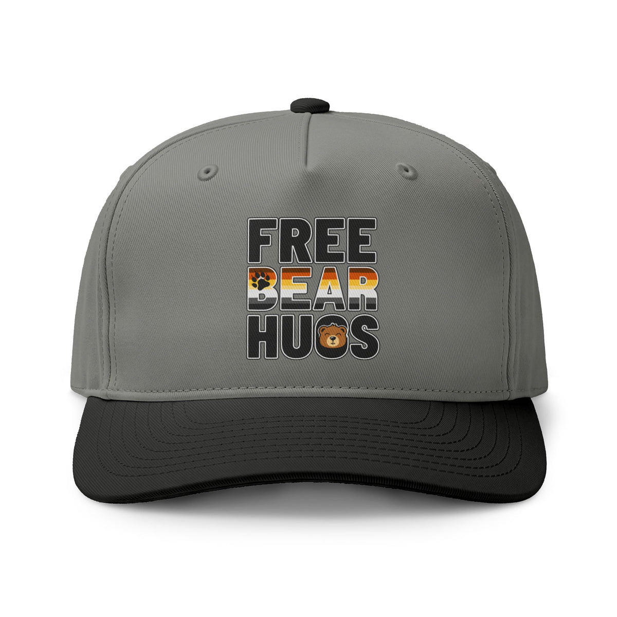 Bear Hugs Two-Tone Cap — 'Free Bear Hugs' Love Is Love Pride Hat