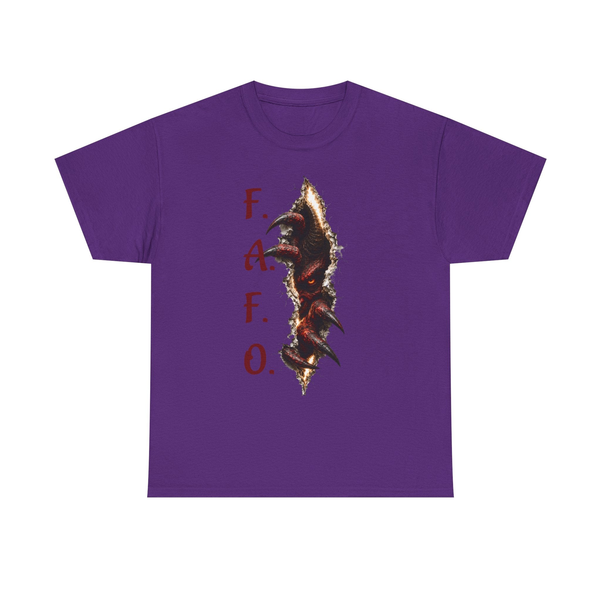F.A.F.O. Demon inside Graphic Tee — Gothic Horror Vampire T-Shirt.