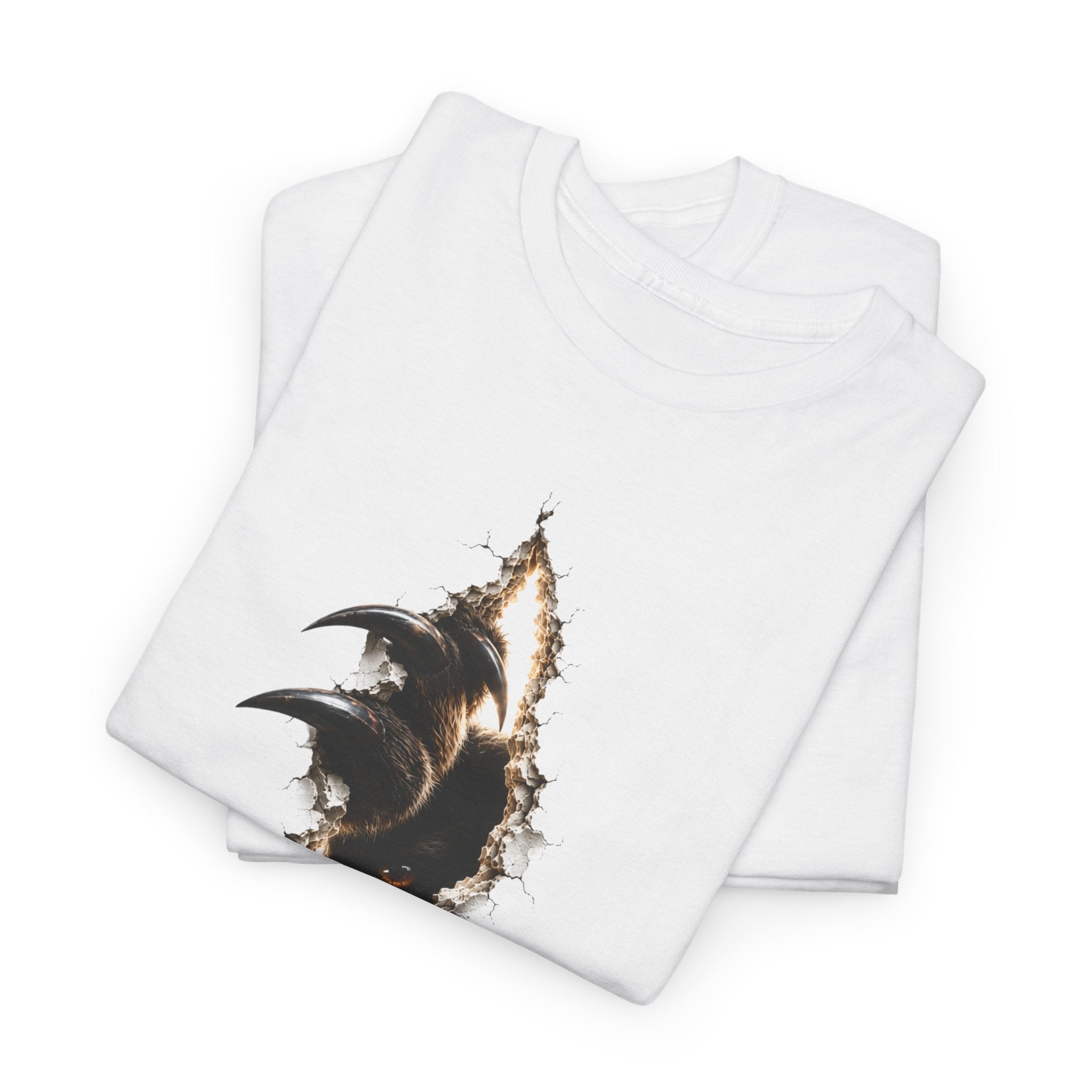 Bear Ripped Tee — Scarey Bear ripping through the shirt.Graphic T-Shirt
