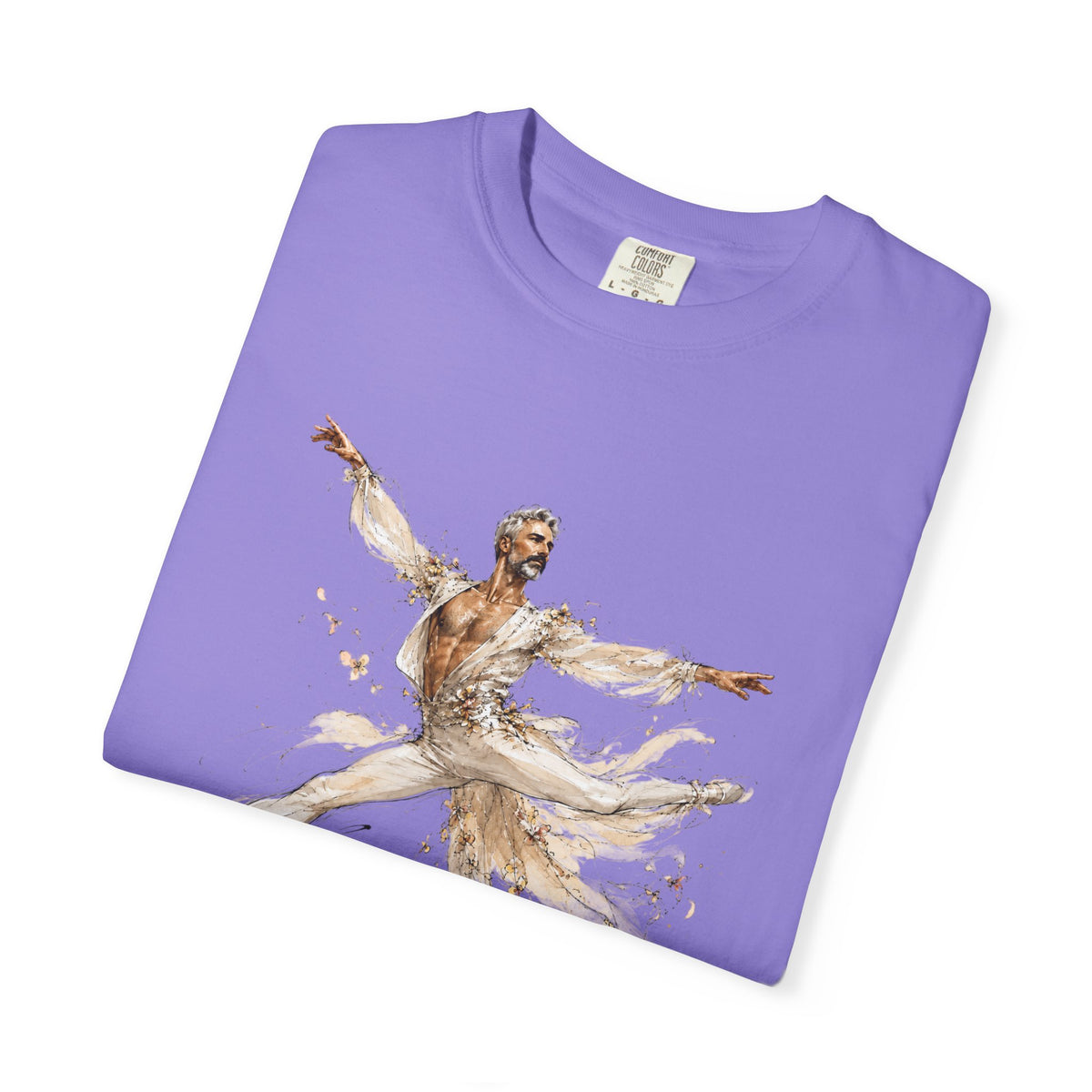 Ballet Dancer Watercolor T-Shirt — "Main Character Energy" Graphic Tee