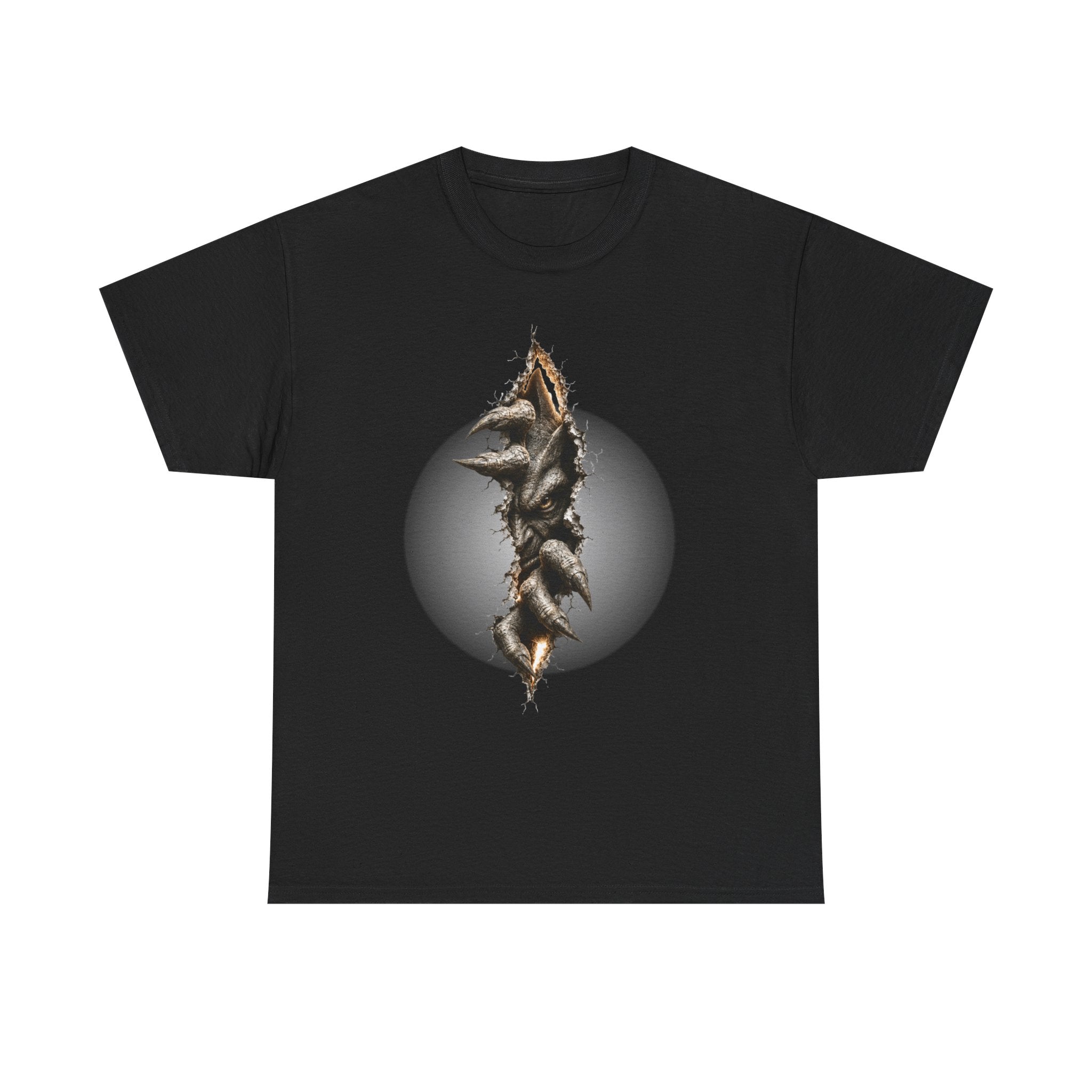 Wolf Pack Portrait Tee — Vertical Realistic Wolf Design. Beast inside breaking out.