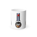 Color-Changing Makeup Bag Charm Mug — 11oz Morphing Coffee Cup