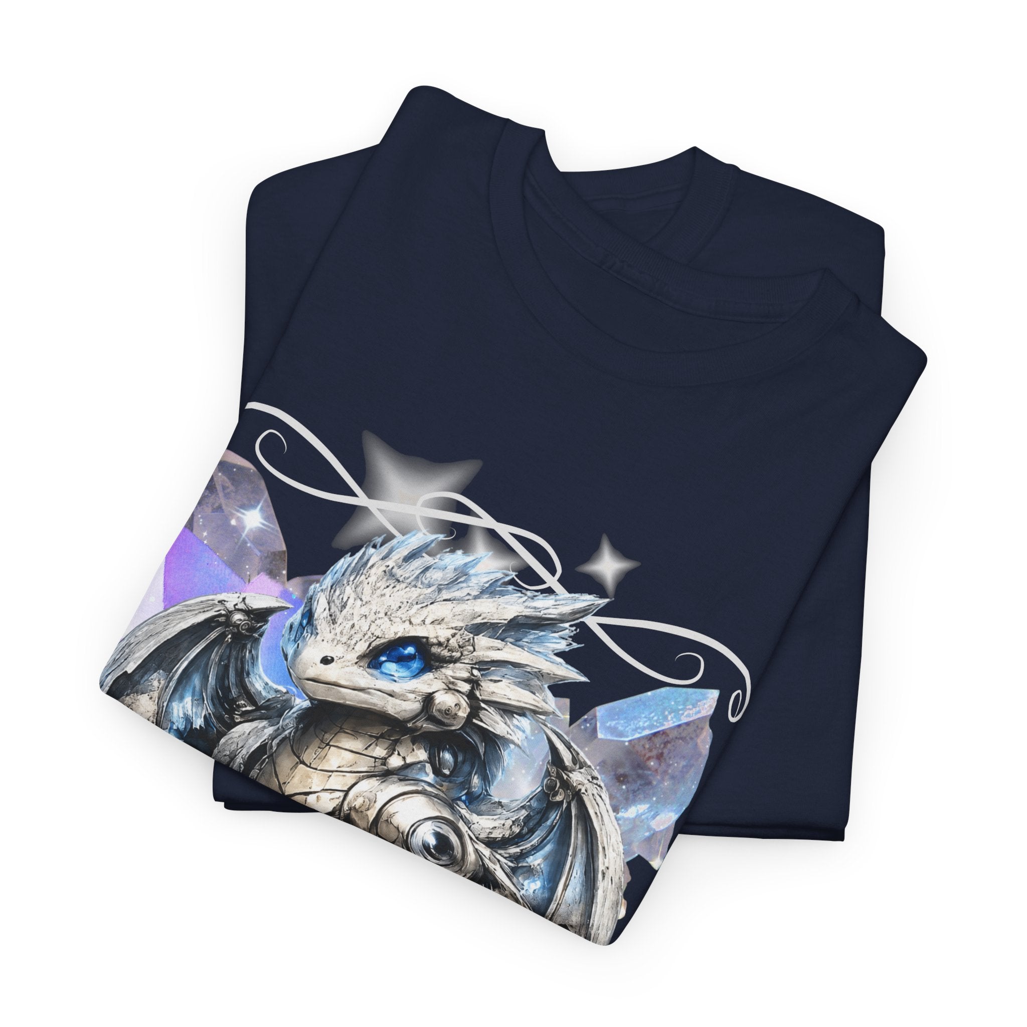 Ice Dragon Tee — Cute Baby Dragon Illustration T‑Shirt