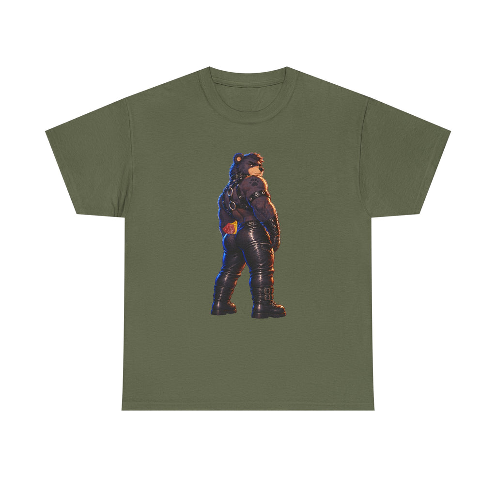 Bear Moto Graphic Tee — Retro Biker Bear T-Shirt