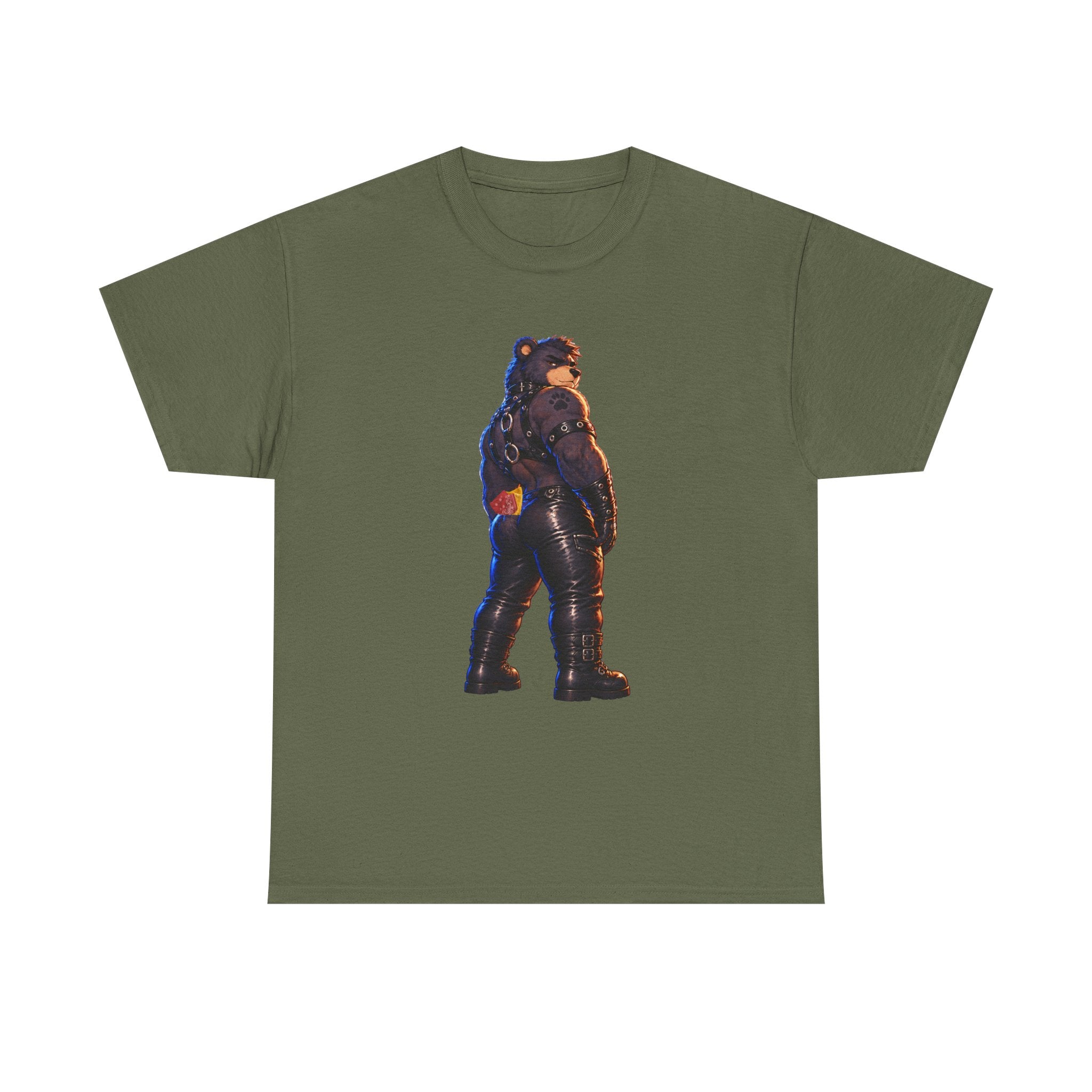 Bear Moto Graphic Tee — Retro Biker Bear T-Shirt