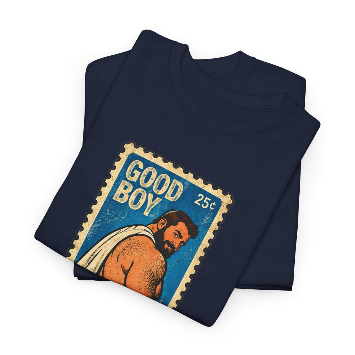 Gay Bear Shirt – Vintage Bear Pride Pin-Up T-Shirt, Retro Postage Stamp Art, LGBTQ Bear Culture Tee, Fur Ever