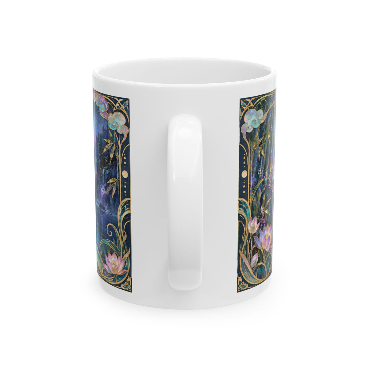 Panda Mugs – Asian-Inspired Art Nouveau Nature Collection