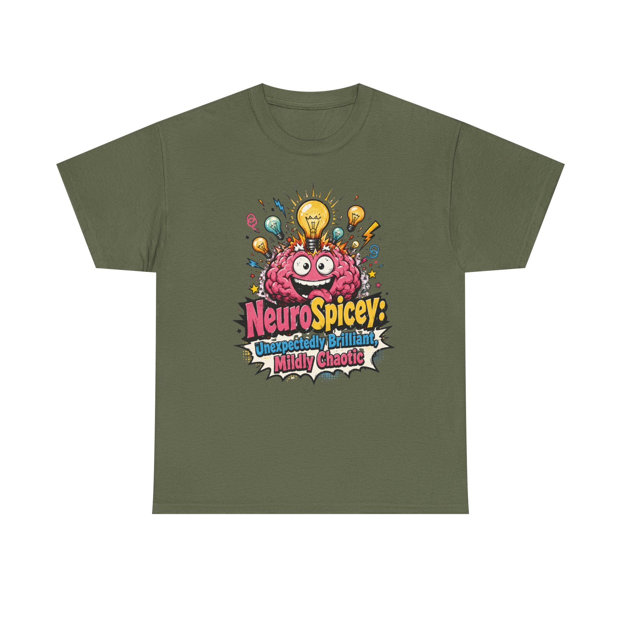 T-Shirt — "NeuroSpicey: Unapologetically Brilliant, Mildly Chaotic" Graphic Tee ADHD shirt IYKYK