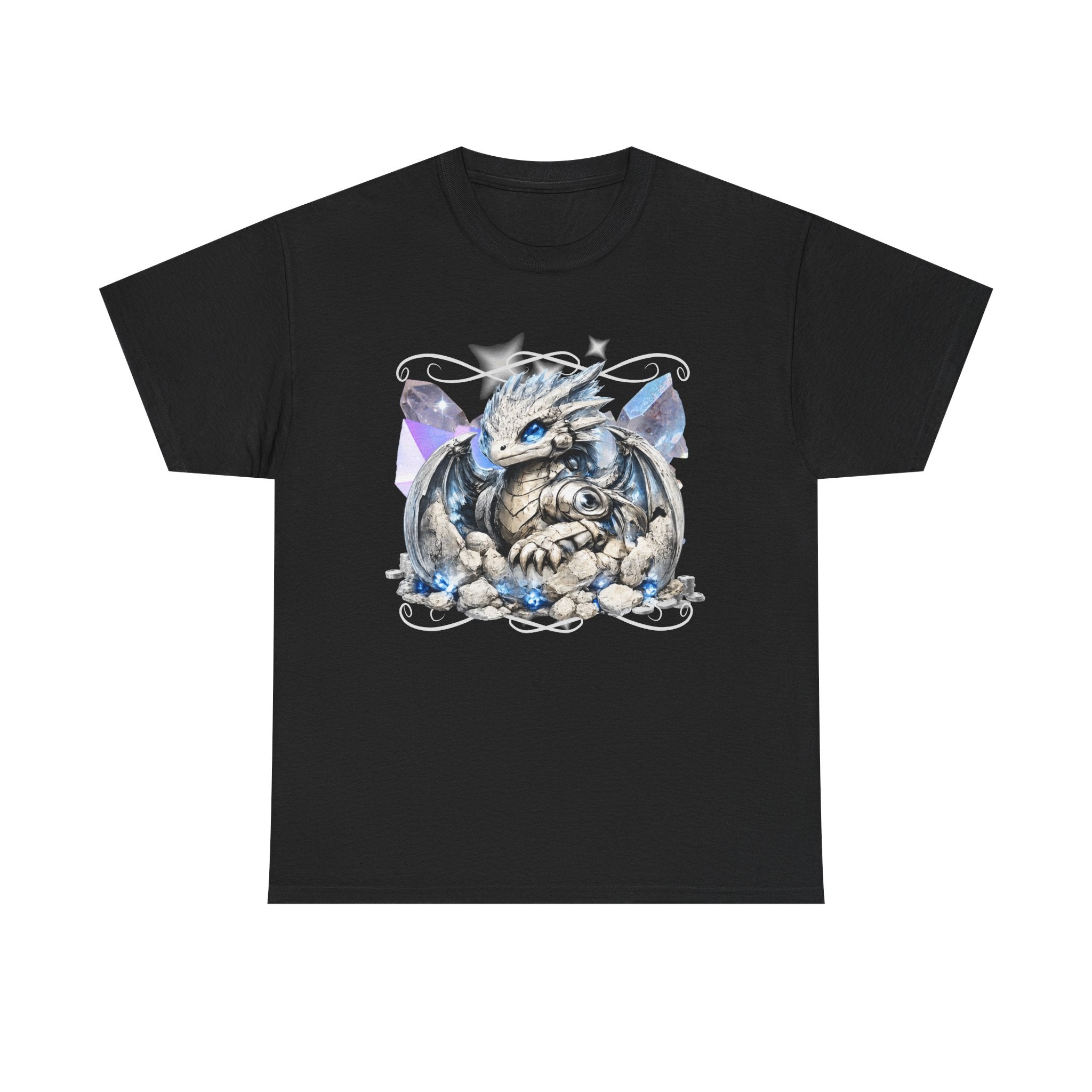 Ice Dragon Tee — Cute Baby Dragon Illustration T‑Shirt