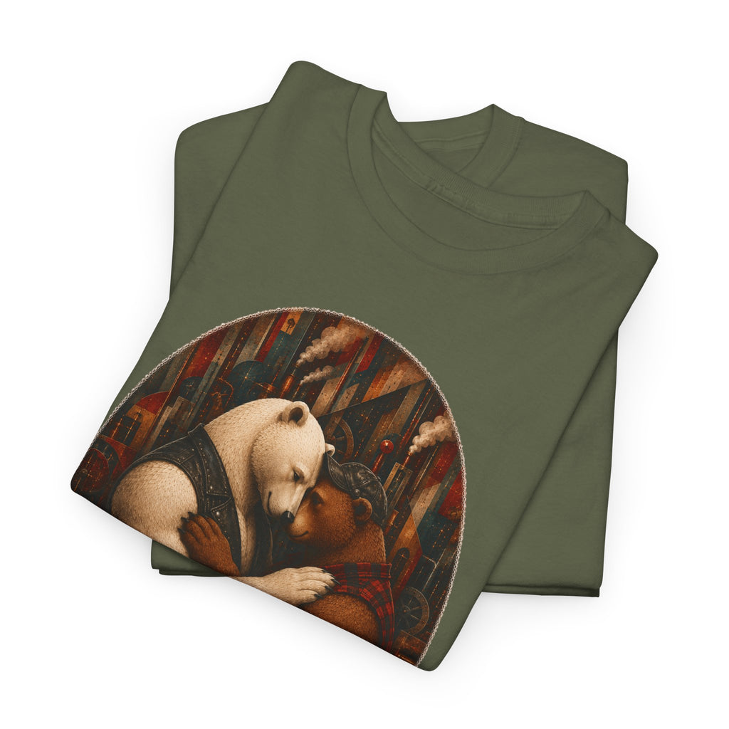 T-Shirt Gay Bear Couple Shirt, LGBTQ Bear Pride Tee, All Love Is Good Love Shirt, Bear Couple Gift for Him, Queer Bear Love T-Shirt